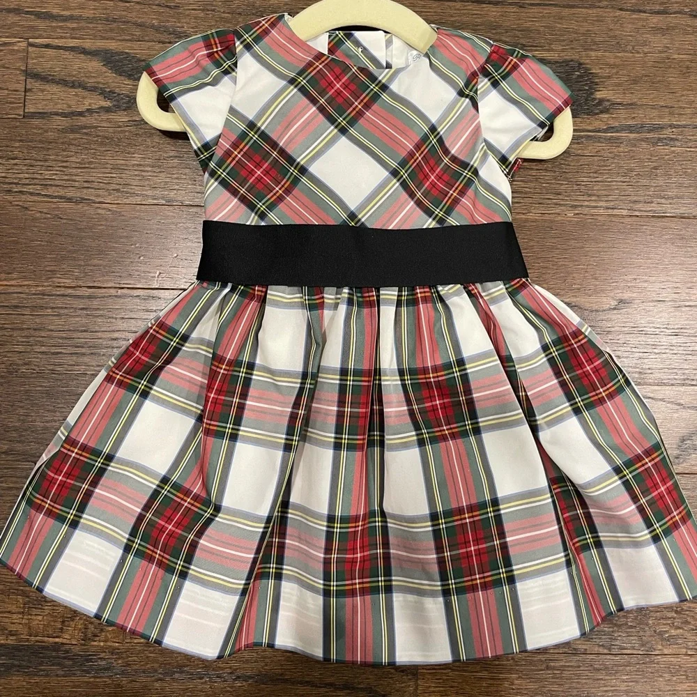 white christmas dresses Tartan Tidings Plaid Petal Dress
